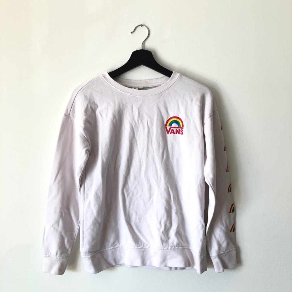 Vans White Crewneck